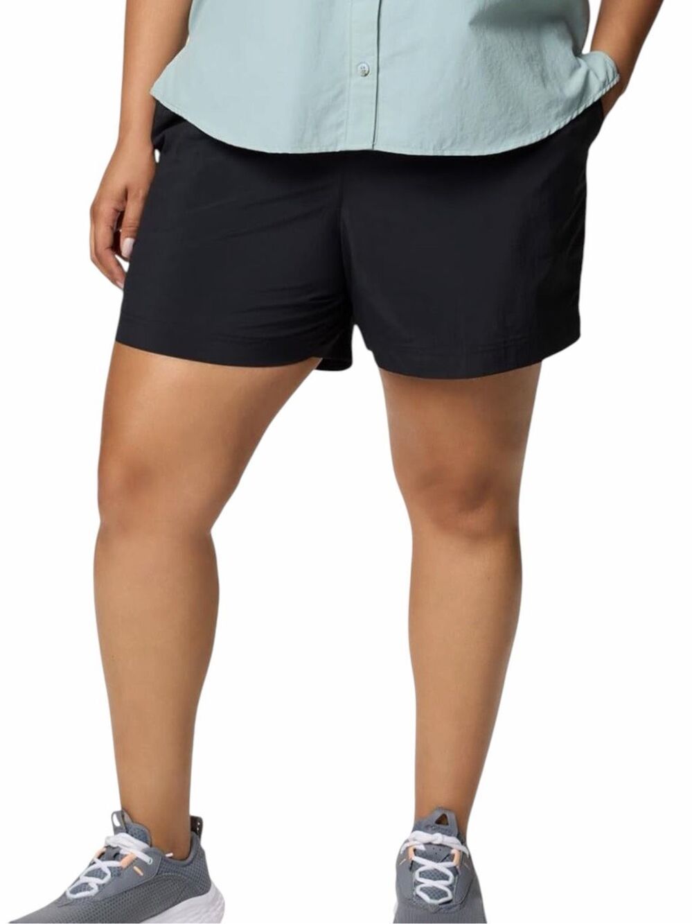 Columbia Backcast II Water Shorts Women’s Black 5” Inseam Quick Dry XL